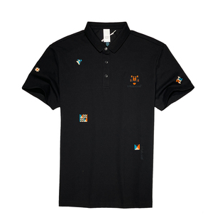夏季超火爆款精致刺绣polo衫男装港风潮牌高级感虎头设计翻领体恤