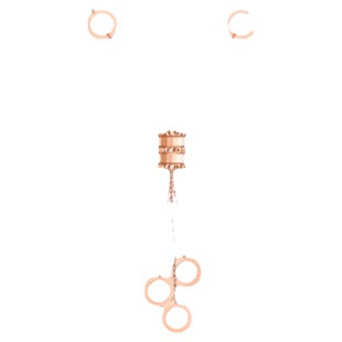 18K 黄.金小蛮腰流苏项链 女玫瑰金纯银毛衣链长款锁骨链个性礼物