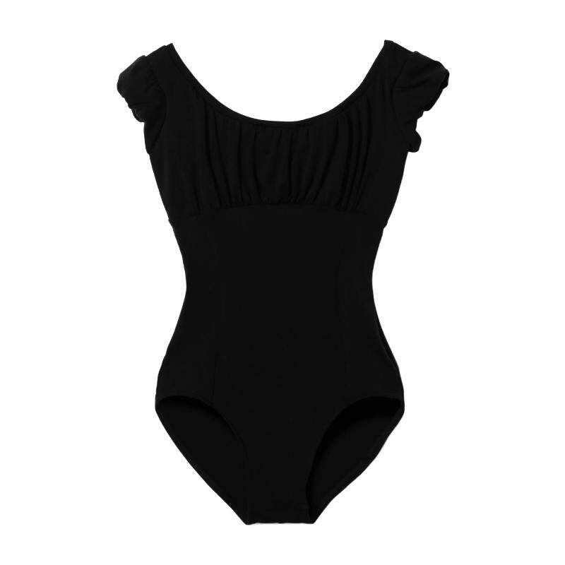 Chacott舞蹈芭蕾体服练功服泡泡袖连体衣女ONWARD