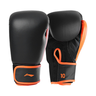 李宁专业级拳击手套成人女生散打搏击专用综合格斗训练跆拳道装备