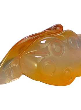 天然玛瑙俏色一莲如意挂坠男女士通用莲蓬招财吊坠摆件钥匙扣配饰