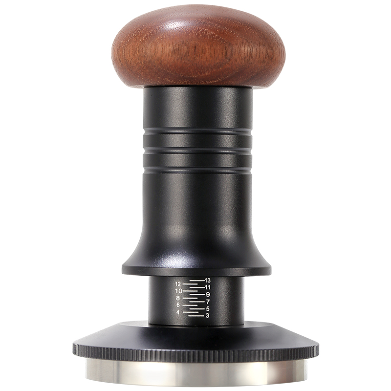 咖啡粉压粉器可调节防压偏粉锤30磅恒定压力304不锈钢51/53/58mm