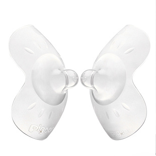 贝亲乳盾单层乳头保护罩奶盾母乳亲喂奶哺乳亲肤保护防咬罩2只装