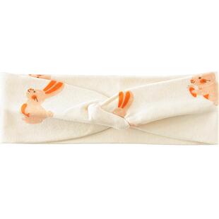 汤尼倍儿新生儿发带护囟门帽防风婴儿护头围弹力初生宝宝可爱发饰