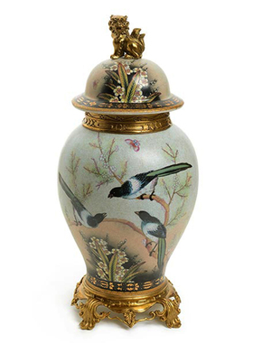 陶瓷别墅会所样板房工艺品将军罐