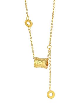 s925纯银鳞片小蛮腰项链