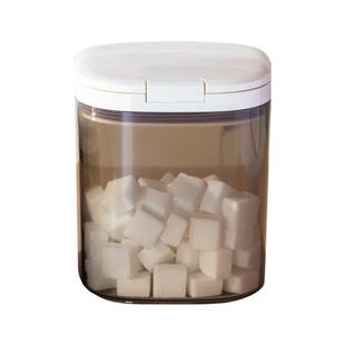 安雅白糖储存罐避光食品级带勺冰黄黑红砂糖收纳盒密封防潮家专用