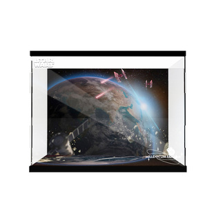 LYB适用乐高星球大战75192终极千年隼展示盒亚克力支架防尘收纳