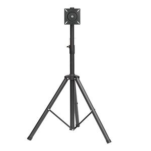 显示器电脑落地支架竖屏旋转触摸屏底座广告直播立式移动电视挂架