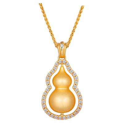 TWINS LULU 国风轻奢时尚百搭古法葫芦项链TSJ10171