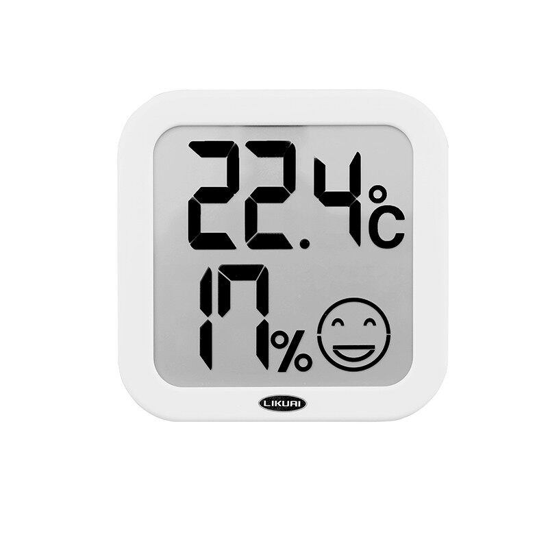利快树脂日式简约家用温湿度计