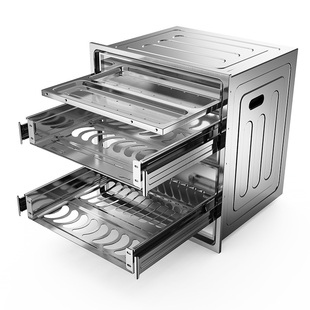 康宝嵌入式消毒柜家用不锈钢大容量国标二星高温紫外线磐石118升