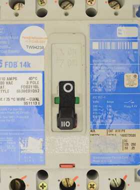 FDB3110L / 西屋 CIRCUIT BREAKER C FDB 14K 110A 3POLE 600V,66