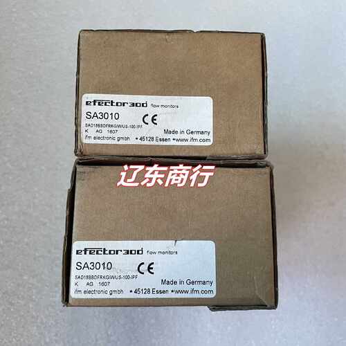 议价SA3010流量传感器 德国原装进口易福门IFM流量现货现发