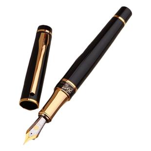 官方正品HERO/英雄钢笔1021纯黑铱金钢笔成人硬笔书法练字绘图弯尖美工笔商务礼品笔公司送老师生日节日礼物