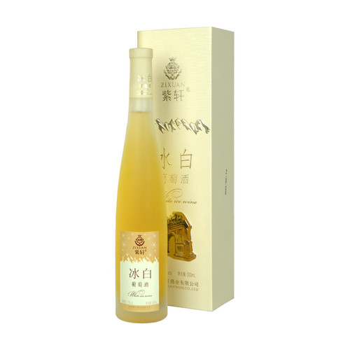 紫轩冰酒(礼盒装) 威代尔 甜型 冰白葡萄酒 10%vol 500mL