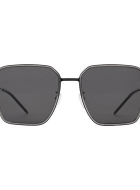 阿玛尼女士方形金属边框太阳眼镜