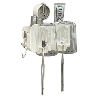 牙刷置物架洗漱台壁挂牙具杯套装