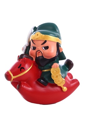 关公武财神盲盒招财桌面玄学摆件