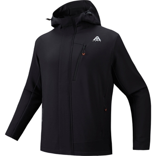 安踏软壳外套男款春季冲锋衣防风防泼水外套官方正品登山服男