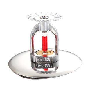 消防检查演习68度吊顶喷淋头教学洒水喷头下喷下垂喷淋烟雾报警器