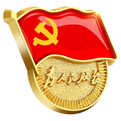 党徽标准型别针徽章磁扣胸章党员