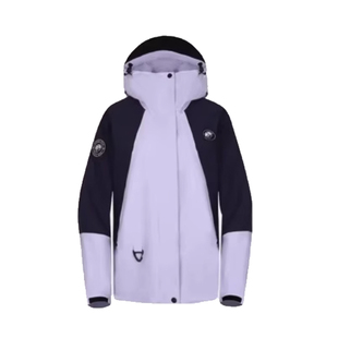 骆驼熊猫户外单冲冲锋衣女2025春季新款防水防风硬壳登山服外套