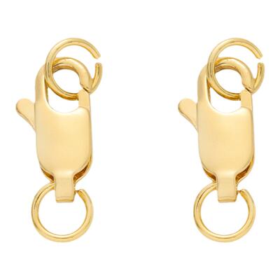 保色日字弹簧扣diy手链珍珠扣