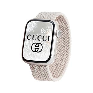 适用苹果iwatch11弹力S11手表applewatch9表带S8智能7运动10代个性编织S7尼龙S10夏天女创意SE新款watchs新品
