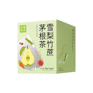 【凑单29.2】奈雪的茶雪梨竹蔗茅根茶7袋