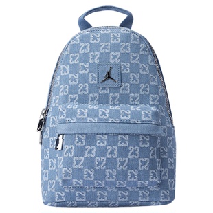 耐克JORDAN休闲满印老花AJ情侣小号书包双肩包背包男女IM4476-467