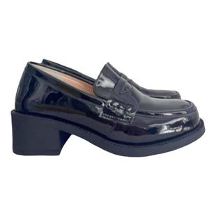 原创{苏十三}正统JK制服鞋小皮鞋乐福鞋女低中跟通勤正统女单鞋