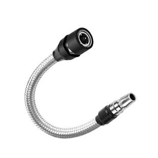 极路士充气泵连接管空压机气管通用快接SP20母头快接公头不锈钢管