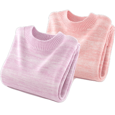 多妙屋打底衫纯棉男女童毛衣