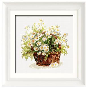 新手花卉十字绣小件2026新款现代简约客厅挂画学生简单手工自己绣