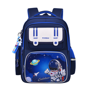 新款书包小学生男生一二三到六年级宇航员减负护脊男孩儿童双肩包