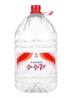 娃哈哈大桶水15L*10桶纯净水 带手提 非矿泉水一次性大桶泡茶水