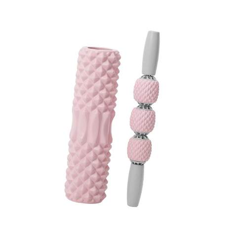 Keep泡沫轴滚轴狼牙棒瘦腿肌肉专业放松健身瑜伽滚轮便携课程同款