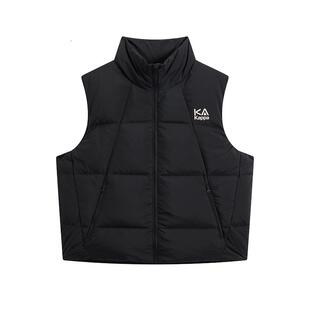 Kappa卡帕男装女装2025冬季新款立领保暖背心马甲羽绒服K0FY2NY71