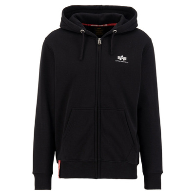 美国Alpha Industries连帽衫宽松百搭卫衣上衣黑色连帽卫衣