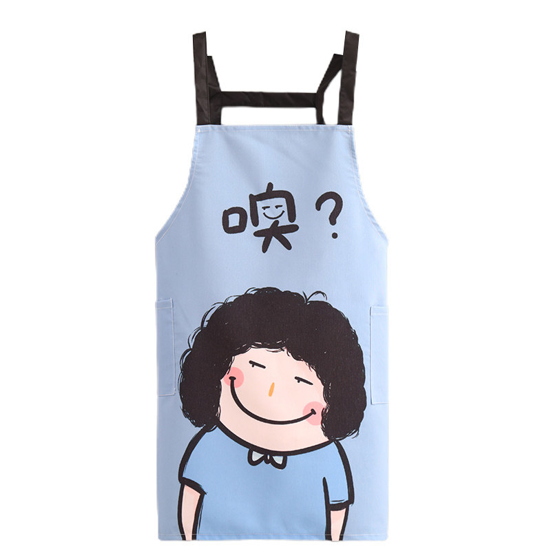 帆布卡通家用厨房男士做饭围裙