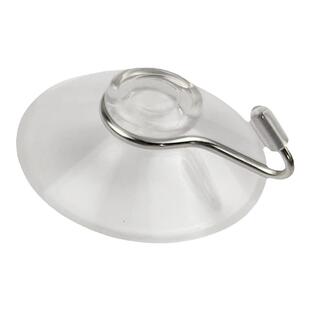 强力吸盘挂钩真空透明PVC蘑菇头无痕收纳挂勾玻璃瓷砖免打孔挂钩