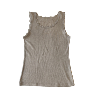 秋冬太阳绒保暖女背心带薄绒磨毛内搭打底衣舒适无袖背心5033