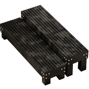 门口地面增高垫板脚踏户外木质台阶防滑厨房垫高踏板实木楼梯踏步