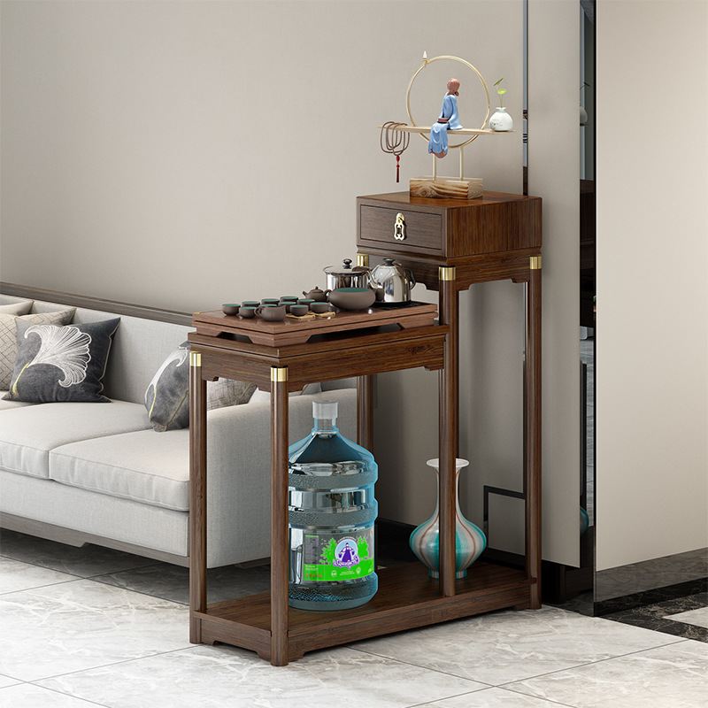 轻奢高低组合花架客厅多层绿萝简易小鱼缸阳台几置物架边沙发架子