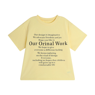 布丁哈鲁童装春装女童洋气上衣2026春秋新款儿童百搭纯棉短袖T恤