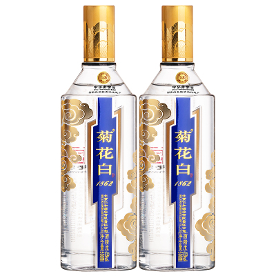 菊花白45度500ml*2珍藏版光瓶