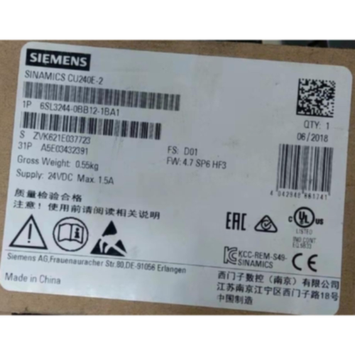议价6SL3244-0BB12-1BA1西门子G120控制单元6SL32440BB121BA1变频