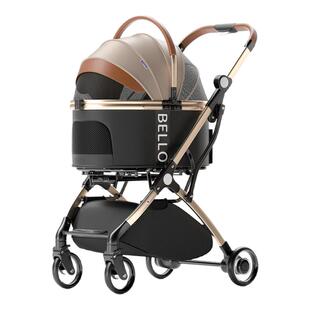 Bello宠物推车可分离狗狗外出手推车狗包轻便可折叠猫咪柯基