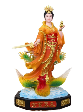 九天玄女神像树脂供奉佛像保平安